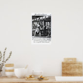 Der Buchdrucker Poster (Küche)