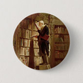 Der Bücherwurm Button (Vorderseite)