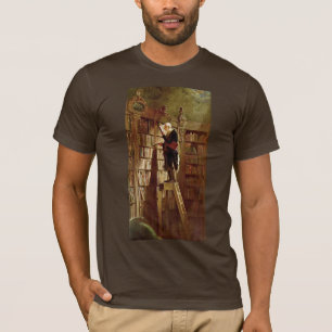 Der Bücherwurm, durch Spitzweg, Karl T-Shirt