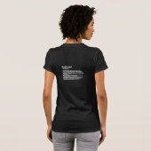 Der Bücherwurm T-Shirt (Schwarz voll)