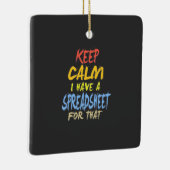 Der Buchhalter hat dafür eine Tabelle Keramikornament (Rechts)