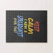 Der Buchhalter hat dafür eine Tabelle Puzzle (Horizontal)