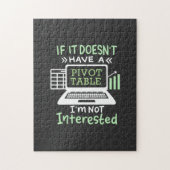 Der Buchhalter hat eine Pivot-Tabelle Puzzle (Vertikal)