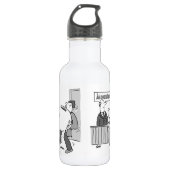 Der Buchhalter hat einen Kunden bei der Giant Pigg Edelstahlflasche (Vorderseite)