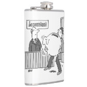 Der Buchhalter hat einen Kunden bei der Giant Pigg Flachmann (Rechts)