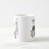 Der Buchhalter hat einen Kunden bei der Giant Pigg Kaffeetasse (Mittel)