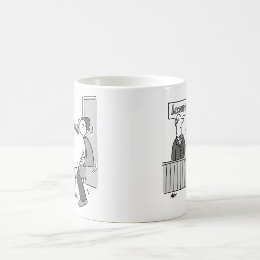 Der Buchhalter hat einen Kunden bei der Giant Pigg Kaffeetasse (Mittel)