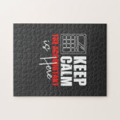 Der Buchhalter ist hier Puzzle (Horizontal)