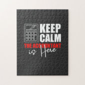 Der Buchhalter ist hier Puzzle (Vertikal)