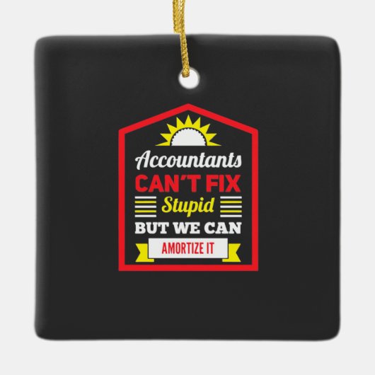 Der Buchhalter kann es reparieren Keramikornament (Vorderseite)