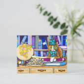 Der Buchhalter Postkarte (Stehend Vorderseite)