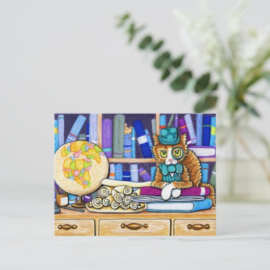 Der Buchhalter Postkarte (Stehend Vorderseite)