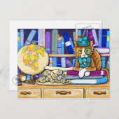 Der Buchhalter Postkarte (Vorne/Hinten)