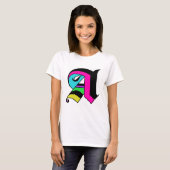 Der Buchstabe "A"-Hemd T-Shirt (Vorne ganz)