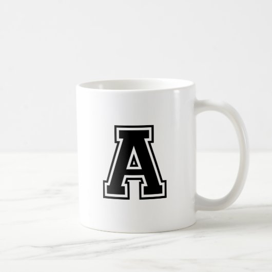 Der Buchstabe A, Kollegium Alphabet Kaffeetasse (Rechts)