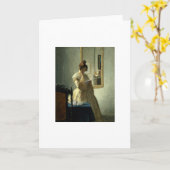 Der Buchstabe-Gruß Karte (Gelbe Blume)