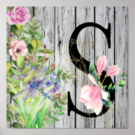 Der Buchstabe S Poster