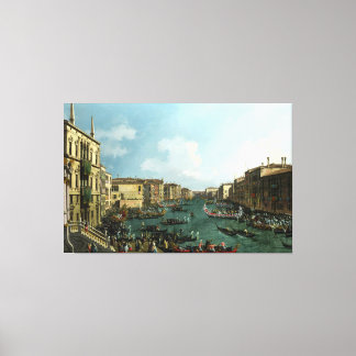 Der Bucintoro am Molo von Canaletto (Giovanni Leinwanddruck