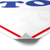 Der Buckel hält hier an Poster (Ecke)