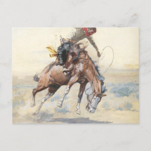 Der Bucker 1904 von Charles Marion Russell Postkarte