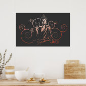 Der Buddha Flow Print Poster (Küche)