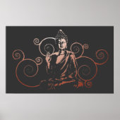 Der Buddha Flow Print Poster (Vorne)