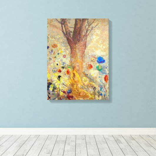 Der Buddha | Odilon Redon | Leinwanddruck (Insitu (Holzboden))