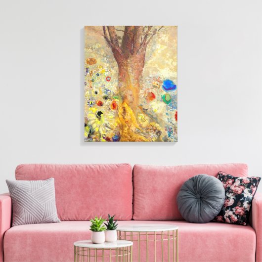 Der Buddha | Odilon Redon | Leinwanddruck (Insitu (Wohnzimmer))