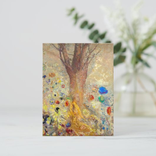 Der Buddha | Odilon Redon | Postkarte (Stehend Vorderseite)