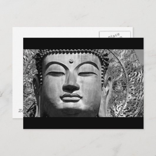 Der Buddha Postkarte (Vorne/Hinten)