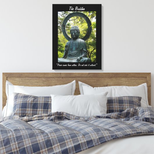 Der Buddha-Preis Leinwanddruck (Insitu (Schlafzimmer))