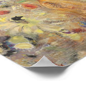 Der Buddha von Odilon Redon Druck Poster (Ecke)