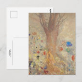Der Buddha von Odilon Redon Postkarte (Vorne/Hinten)