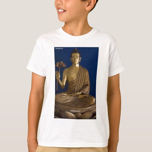Der Buddhismus "Namaste" gibt T-Shirts Tasse Karte (Vorderseite)