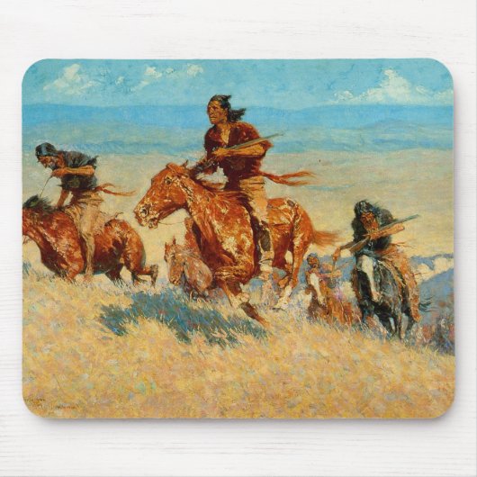 Der Büffel Runners (1909) Frederic Remingtons Mousepad (Vorne)
