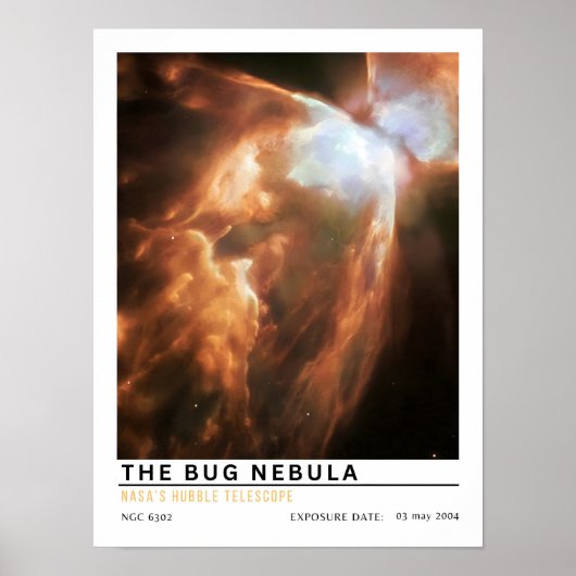 Der Bug-Nebel Weltraum-Bildung Poster (Vorne)