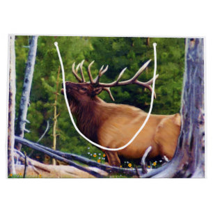 Der Bugler Elk Bull Große Geschenktüte