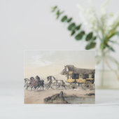 Der Bühne-Coach Postkarte (Stehend Vorderseite)