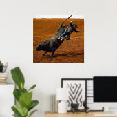 Der Bull Rider Poster (Heimbüro)