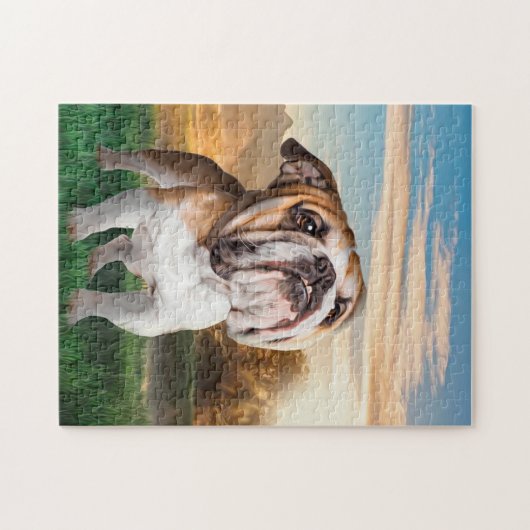 Der Bulldog Puzzle (Horizontal)