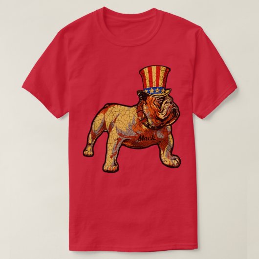 Der Bulldogge T-Shirt (Design vorne)