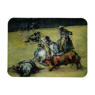 Der Bullfight, c.1825 (Öl auf Leinwand) Magnet
