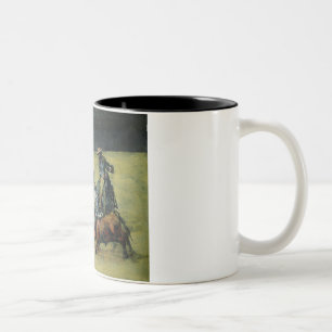 Der Bullfight, c.1825 (Öl auf Leinwand) Zweifarbige Tasse