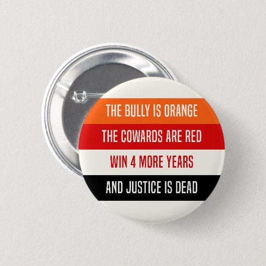 Der Bully ist Orange Button (Vorne & Hinten)