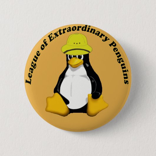 Der Bund außergewöhnlicher Pinguine Button (Vorderseite)