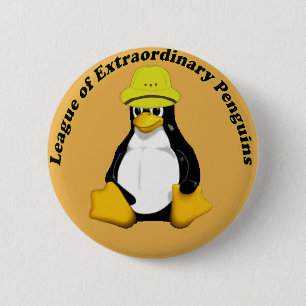 Der Bund außergewöhnlicher Pinguine Button