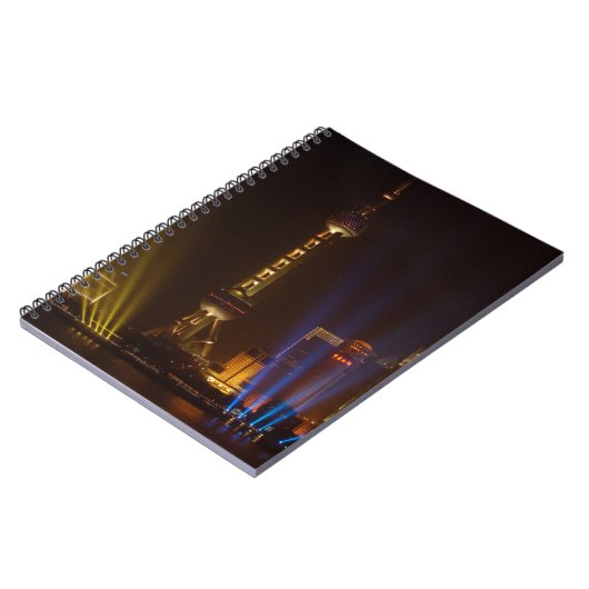 Der Bund (Ufer) in Shanghai.Aussehen Notizblock (Linke Seite)