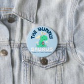 Der Bunny Saurus Frohe Ostern Knopf Button (Beispiel)