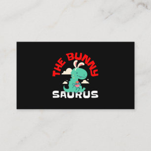 Der Bunny Saurus Ostern Bunny Dinosaur Niedlich Ka Visitenkarte