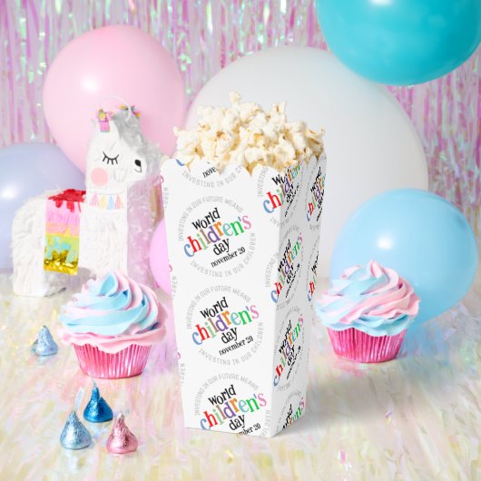 Der bunte glückliche Weltkindertag Geschenkschachtel (Party)